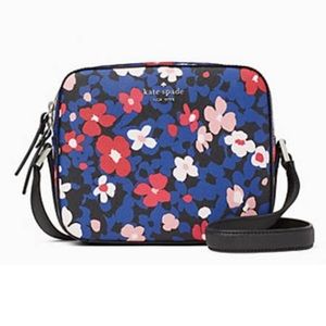🎉2xHP🎉NWT🛍Kate Spade Newbury Lane Bouquet Cammie Bag ♠️